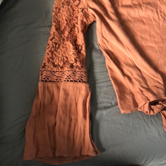 tan dressy top - Picture 2 of 4